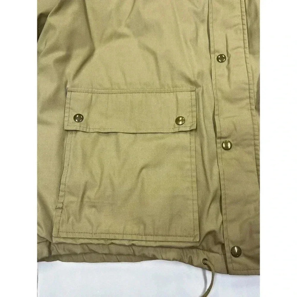 Sz 50 Vintage ZERO KING Arctic Fleece Wool Lambswool Hooded Parka Coat Jacket - Picture 3 of 9